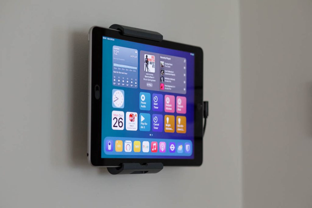 Wall mounted 2018 iPad